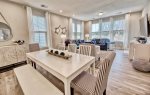 Beautiful dining area with seating for 8